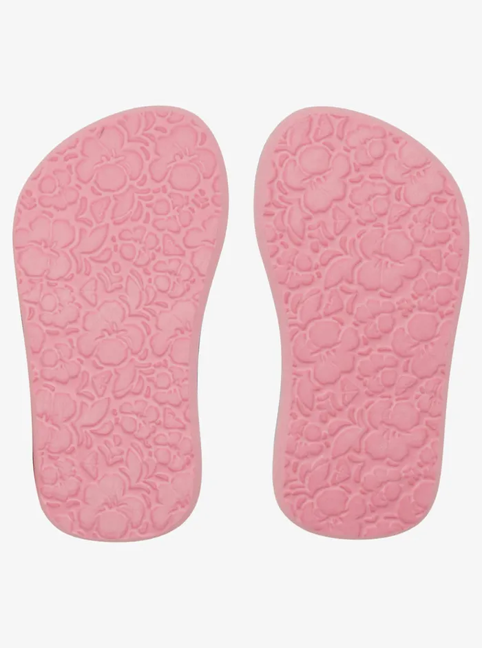 Roxy Shoes and Sandals Toddler039s Finn Sandals Crazy Pinkblue Radiance 8211 Girls