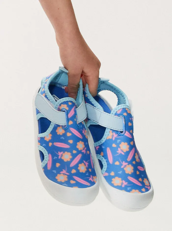 Roxy Shoes and Sandals Toddler039s Grom Shoes Bluepink 8211 Girls