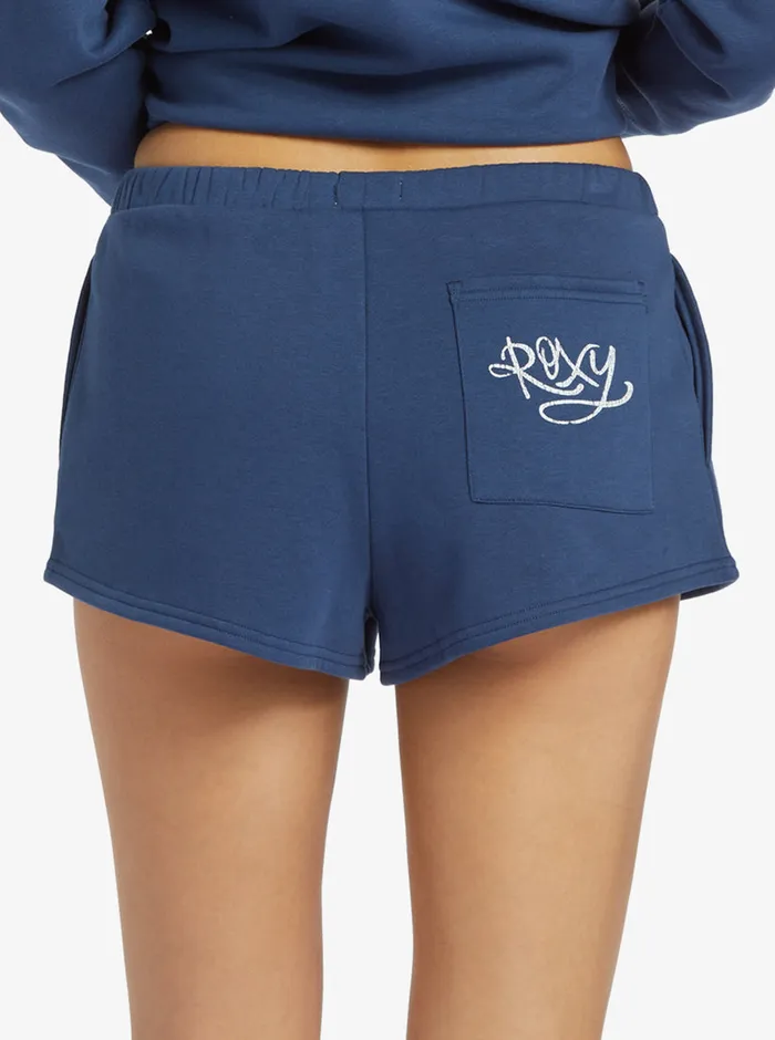 Roxy Shorts Elastic Waist Shorts Naval Academy 8211 Womens