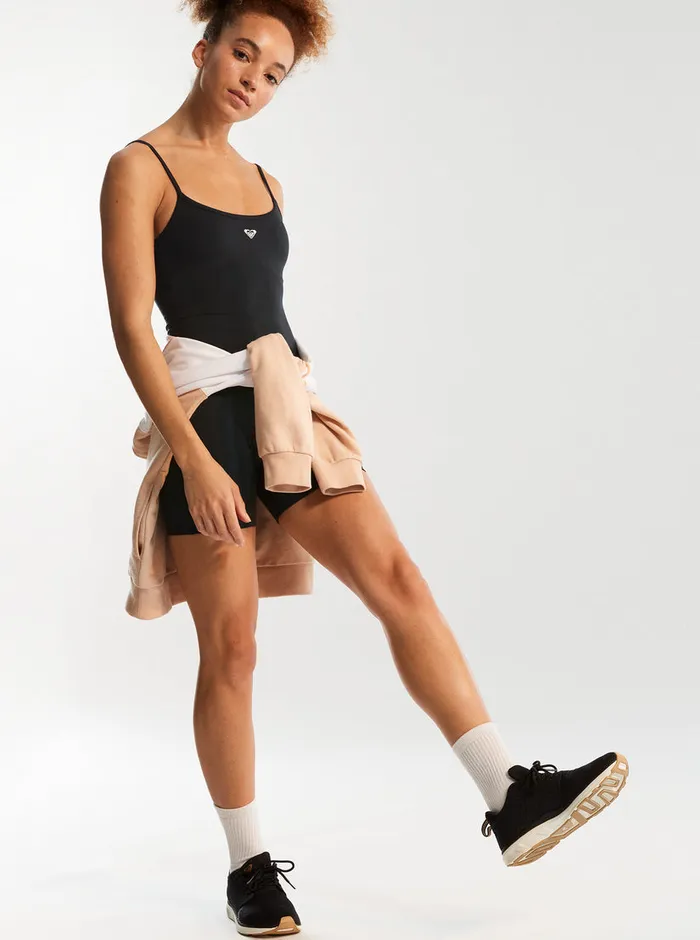 Roxy Shorts Heart Into It Sport Unitard Anthracite 8211 Womens