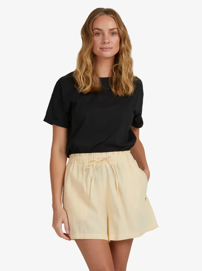 Roxy Shorts Place To Be 6034 Knit Shorts Biscotti 8211 Womens