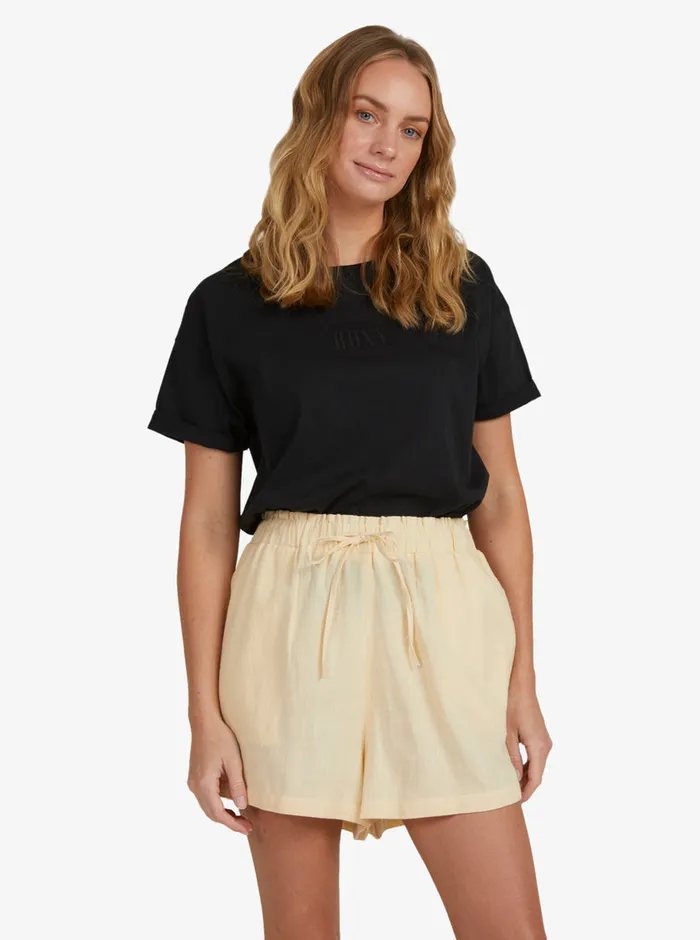 Roxy Shorts Place To Be 6034 Knit Shorts Biscotti 8211 Womens