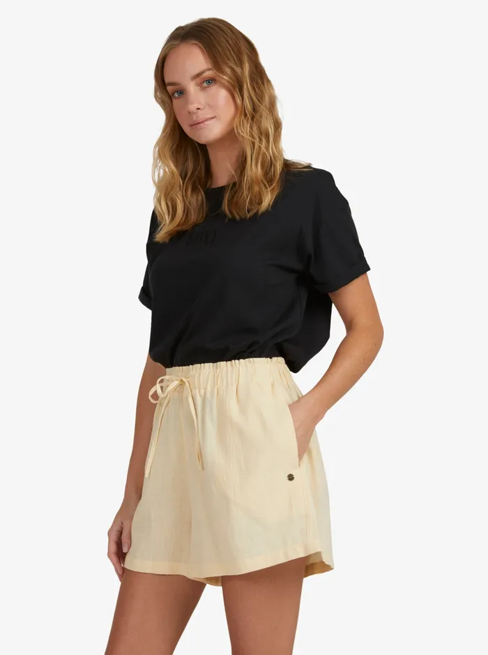 Roxy Shorts Place To Be 6034 Knit Shorts Biscotti 8211 Womens