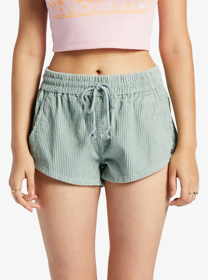 Roxy Shorts Scenic Route Corduroy Shorts Blue Surf 8211 Womens