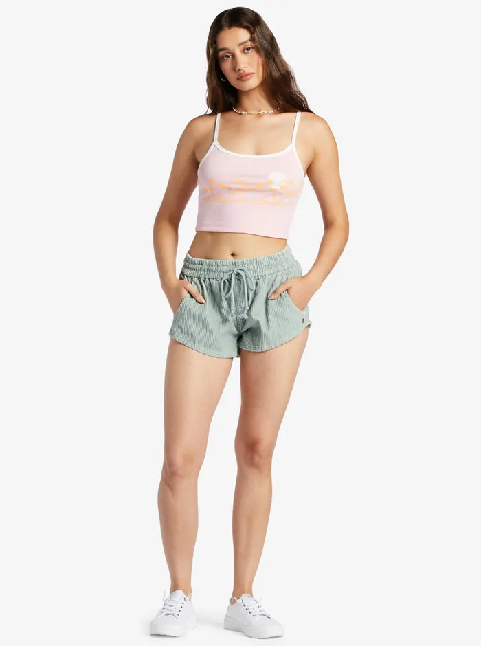 Roxy Shorts Scenic Route Corduroy Shorts Blue Surf 8211 Womens