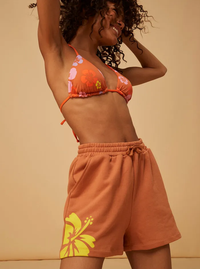 Roxy Shorts SurfKindKate Sweat Shorts Sunburn 8211 Womens