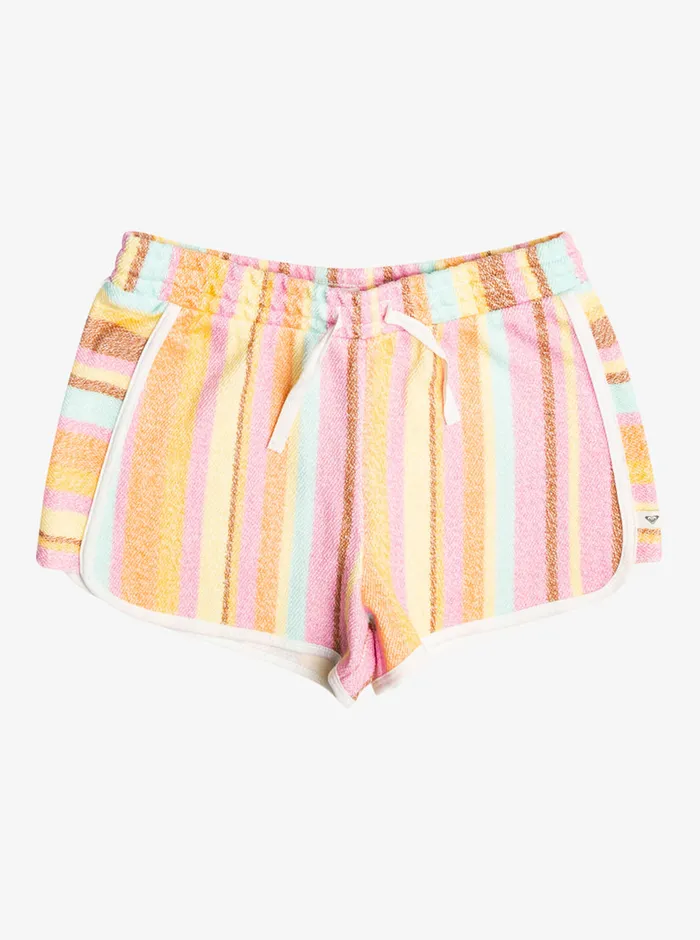 Roxy Skirts and Shorts 416 Cute People Sweatpants Mocha Bisque Mirage Stripe 8211 Girls