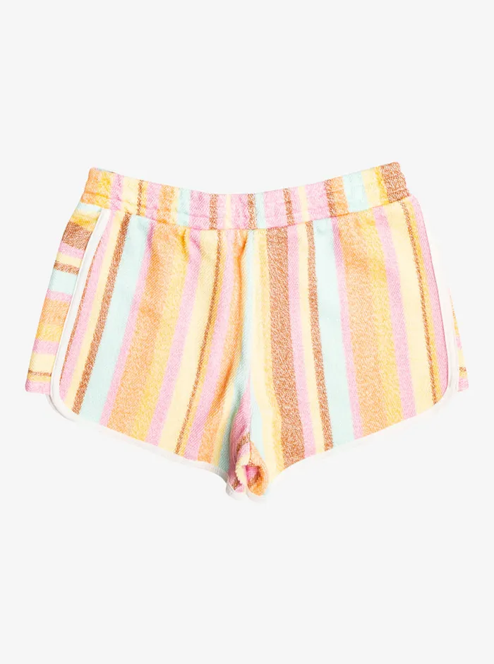 Roxy Skirts and Shorts 416 Cute People Sweatpants Mocha Bisque Mirage Stripe 8211 Girls