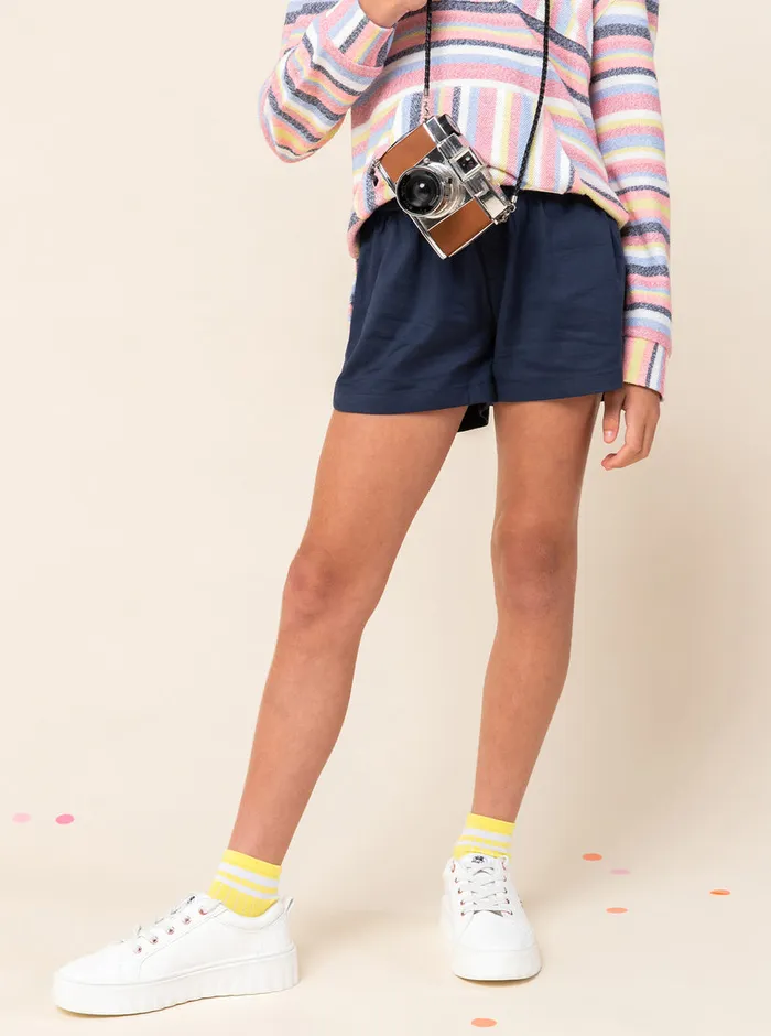 Roxy Skirts and Shorts 416 Una Mattina Elastic Waist Shorts Mood Indigo 8211 Girls Roxy Skirts and Shorts 416 Una Mattina Elastic Waist Shorts Mood Indigo 8211 Girls