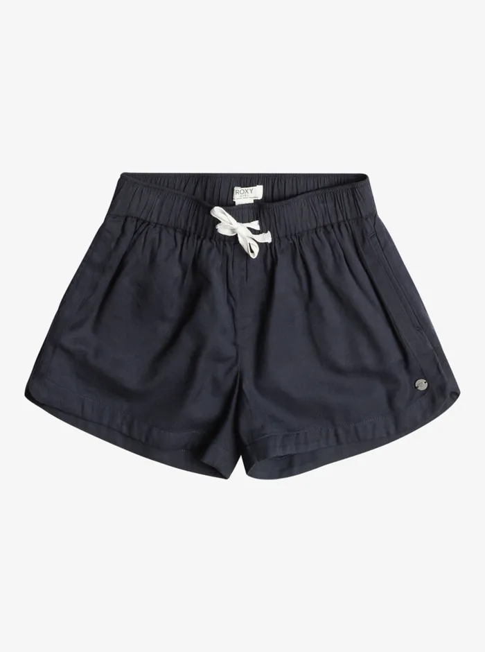 Roxy Skirts and Shorts 416 Una Mattina Elastic Waist Shorts Mood Indigo 8211 Girls