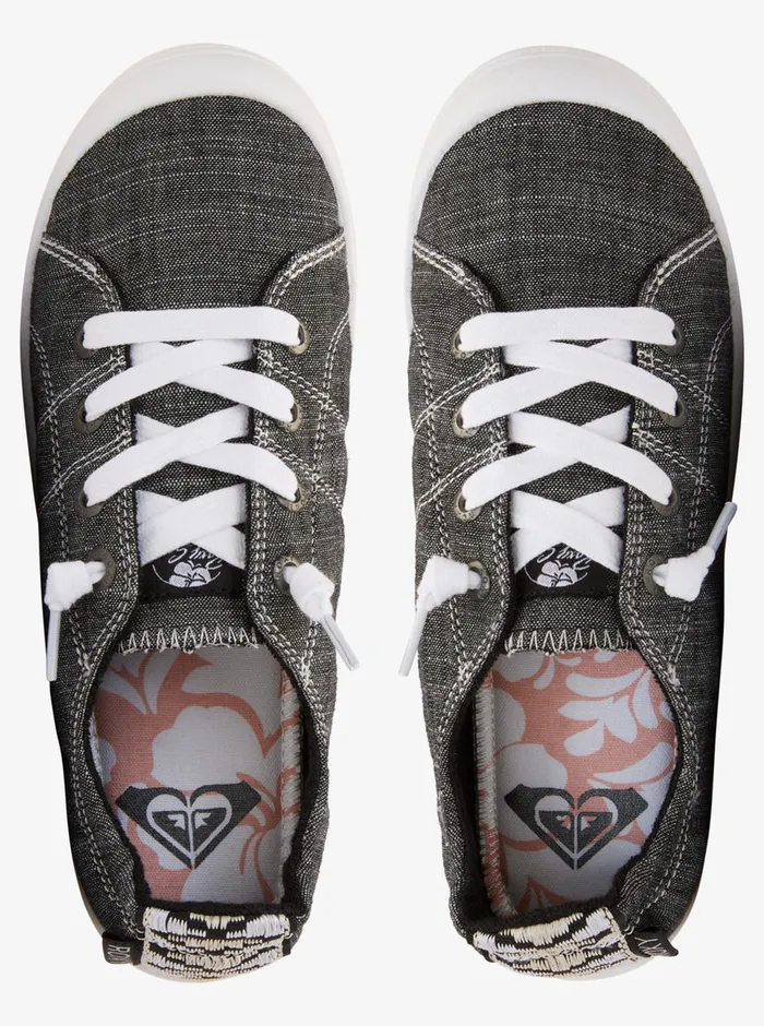 Roxy Sneakers Bayshore Plus Shoes Blackanthracite 8211 Womens