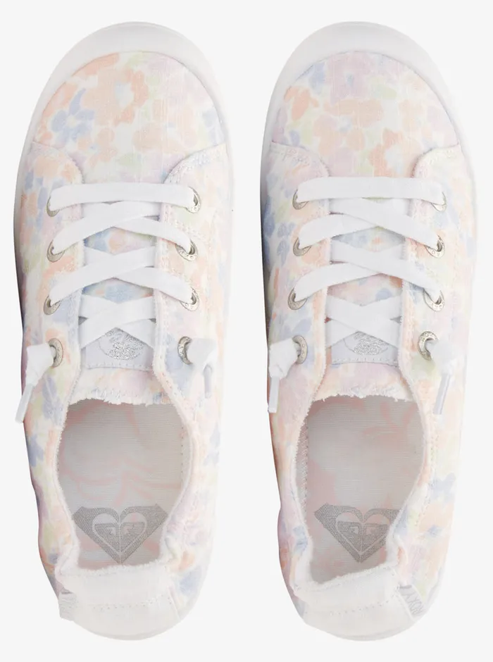 Roxy Sneakers Bayshore Plus Shoes Whiteprint 8211 Womens