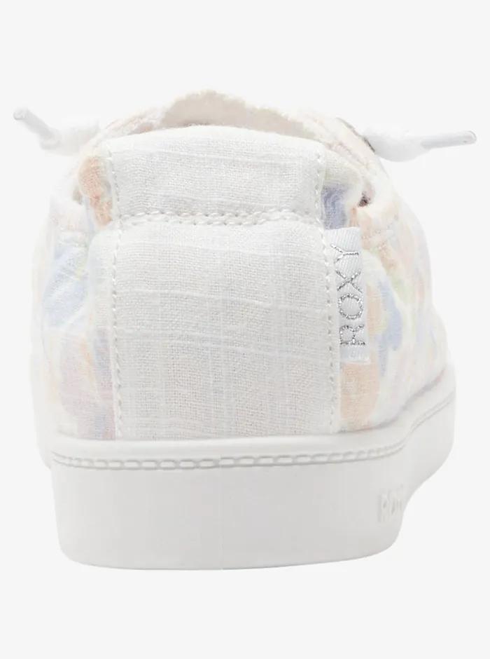 Roxy Sneakers Bayshore Plus Shoes Whiteprint 8211 Womens