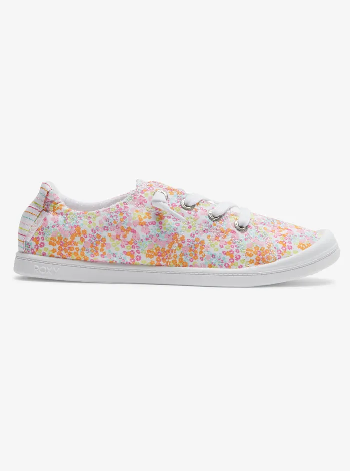 Roxy Sneakers Bayshore Shoes Whitecrazy Pinkorange 8211 Womens