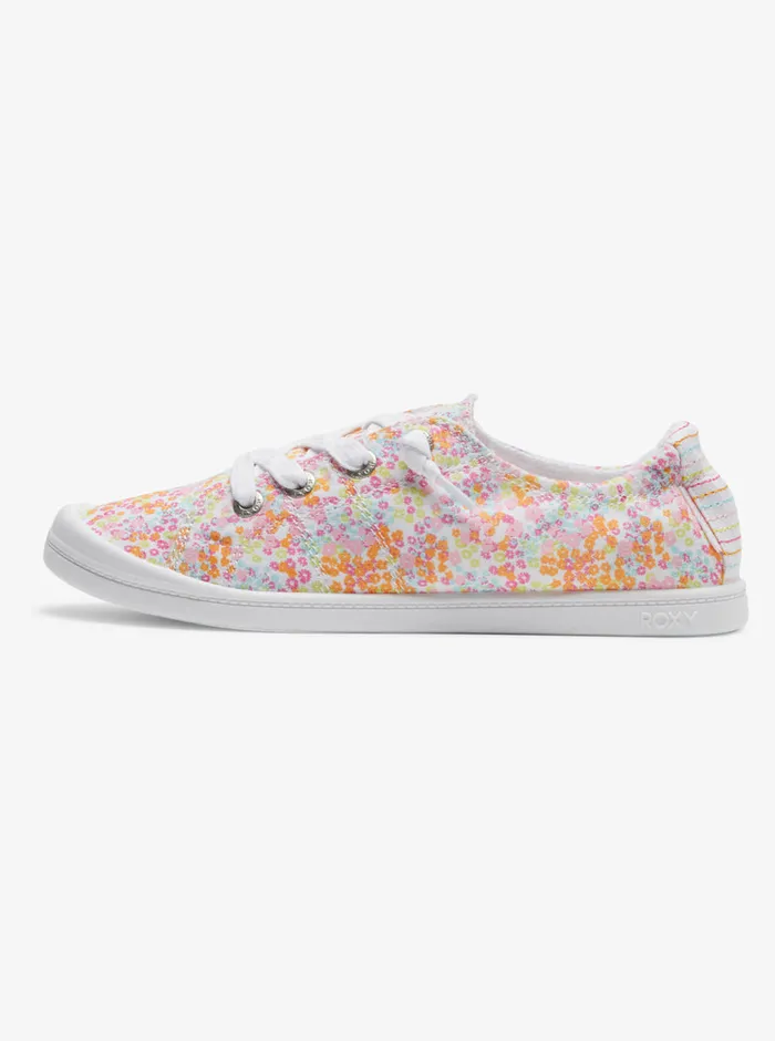 Roxy Sneakers Bayshore Shoes Whitecrazy Pinkorange 8211 Womens