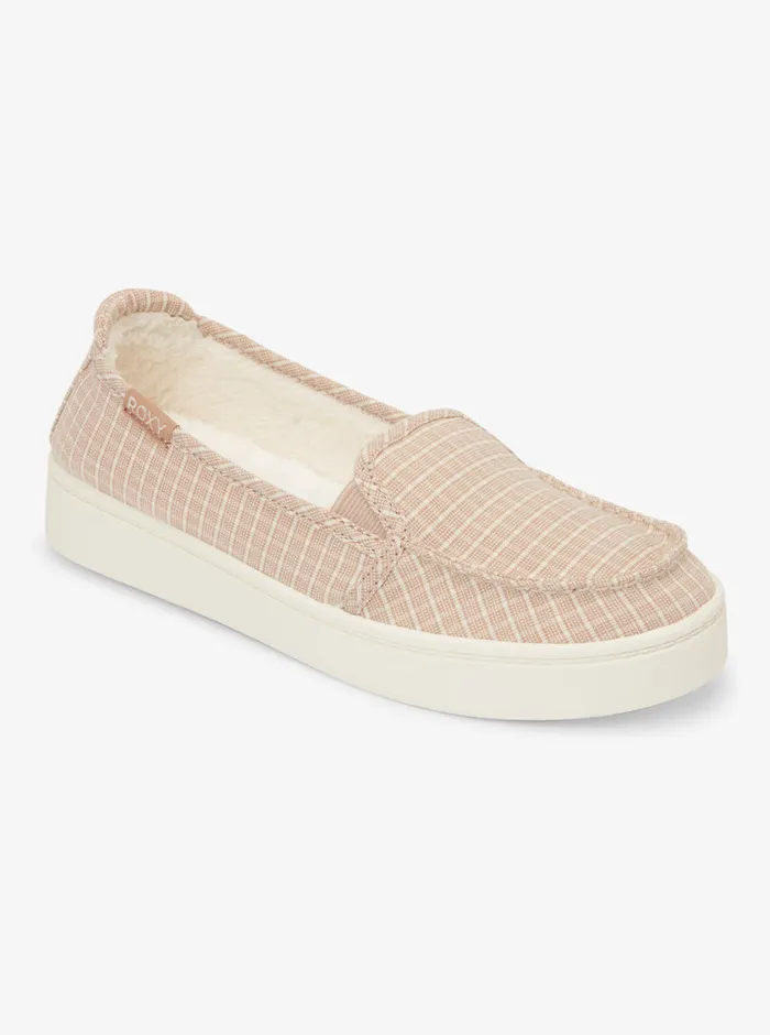 Roxy Sneakers Minnow Plus Fur Shoes Light Brown 8211 Womens