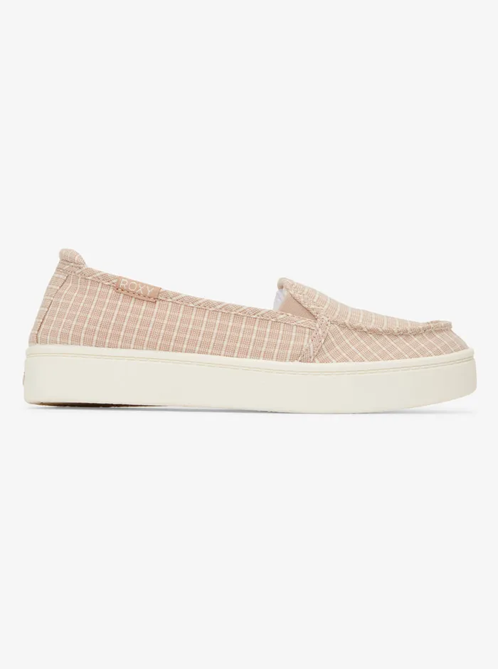Roxy Sneakers Minnow Plus Fur Shoes Light Brown 8211 Womens