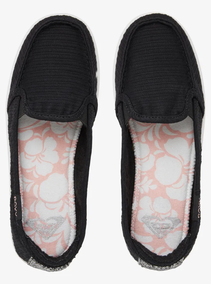 Roxy Sneakers Minnow SlipOn Shoes Black 8211 Womens