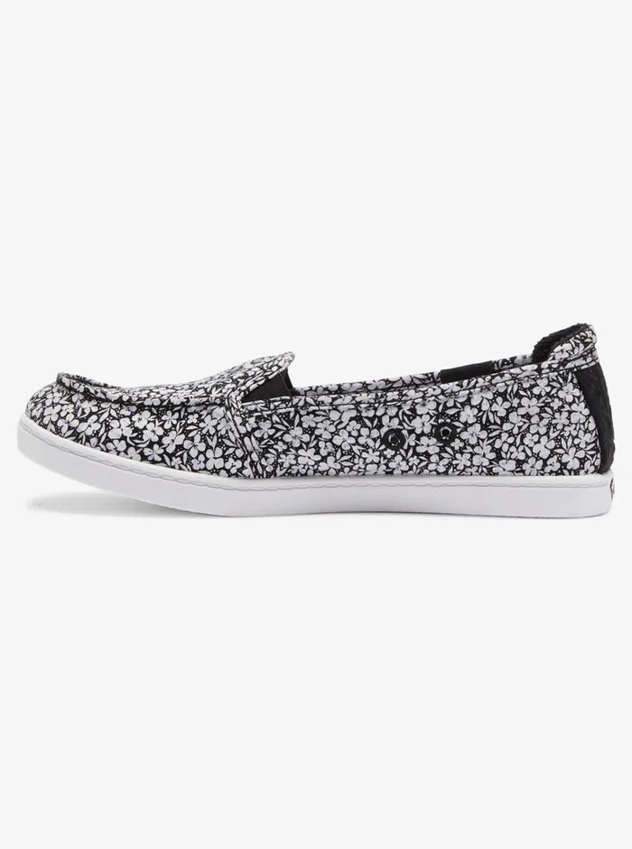 Roxy Sneakers Minnow SlipOn Shoes Blackwhite 8211 Womens