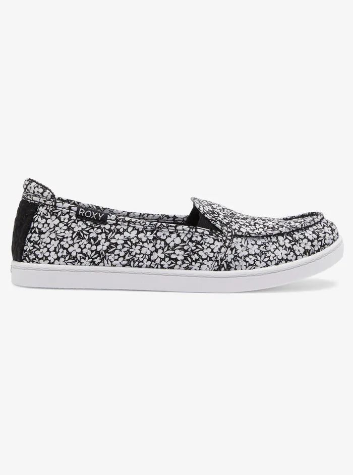 Roxy Sneakers Minnow SlipOn Shoes Blackwhite 8211 Womens