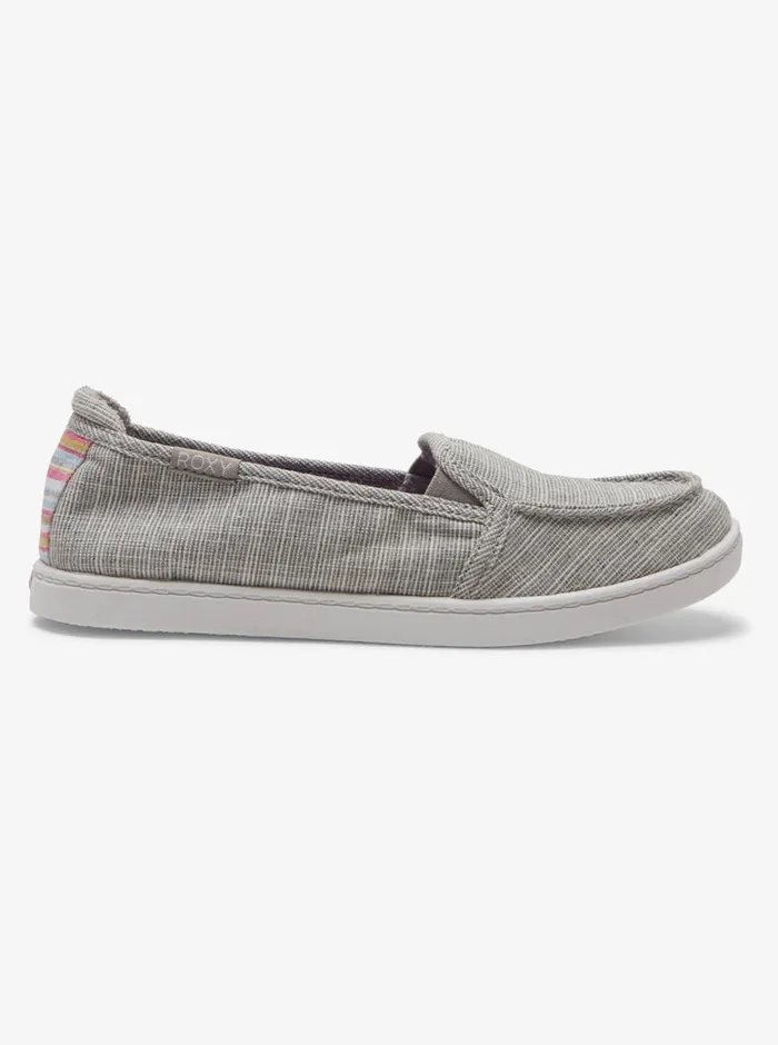 Roxy Sneakers Minnow SlipOn Shoes Cool Grey 8211 Womens