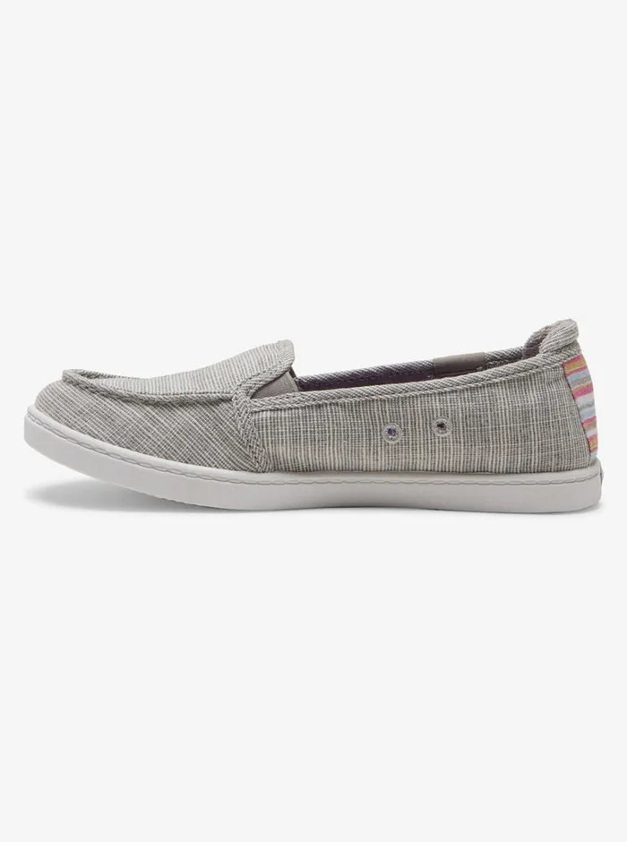 Roxy Sneakers Minnow SlipOn Shoes Cool Grey 8211 Womens