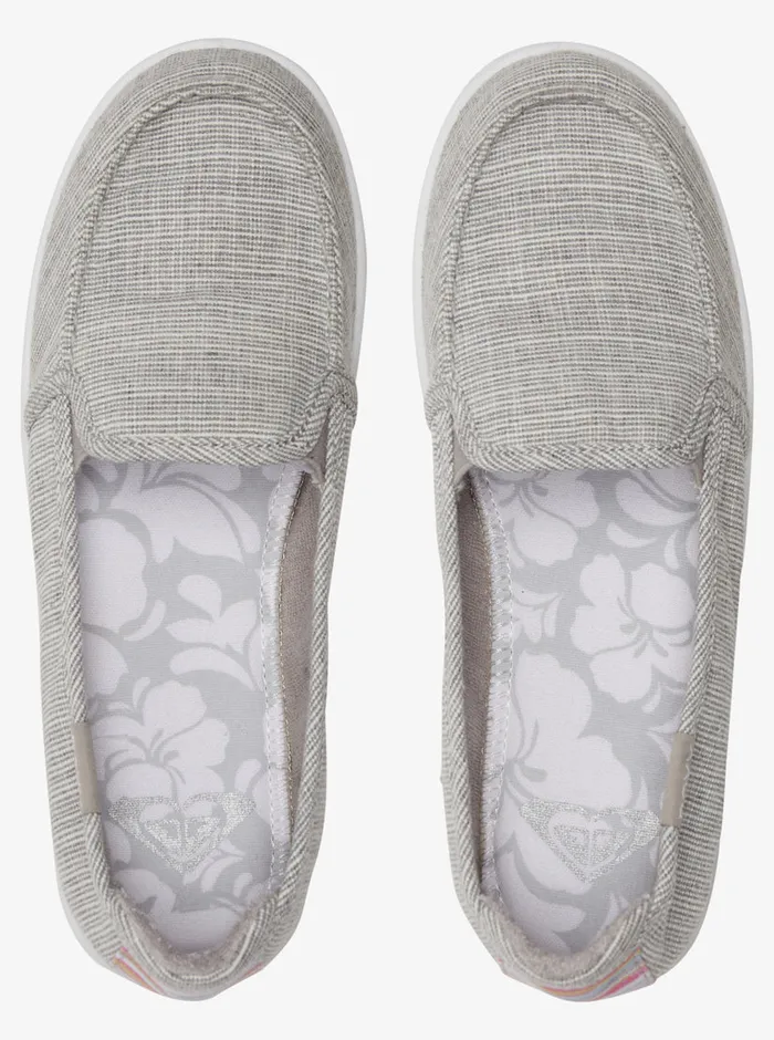 Roxy Sneakers Minnow SlipOn Shoes Cool Grey 8211 Womens