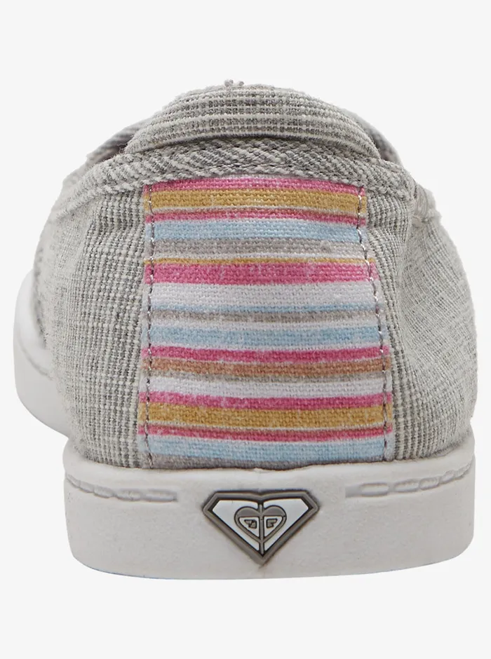 Roxy Sneakers Minnow SlipOn Shoes Cool Grey 8211 Womens