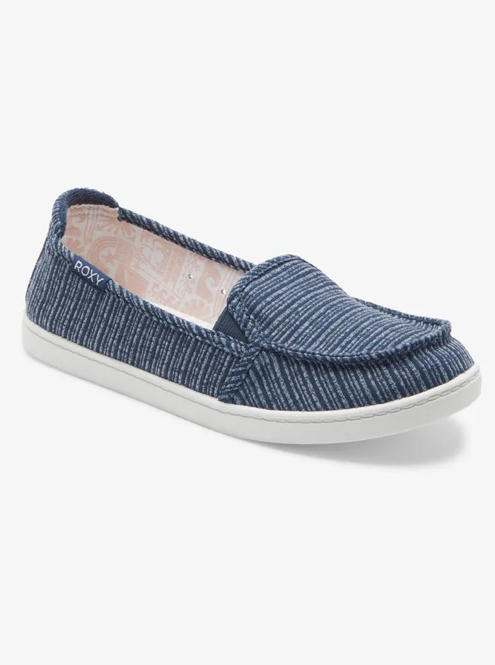 Roxy Sneakers Minnow SlipOn Shoes Navy 8211 Womens