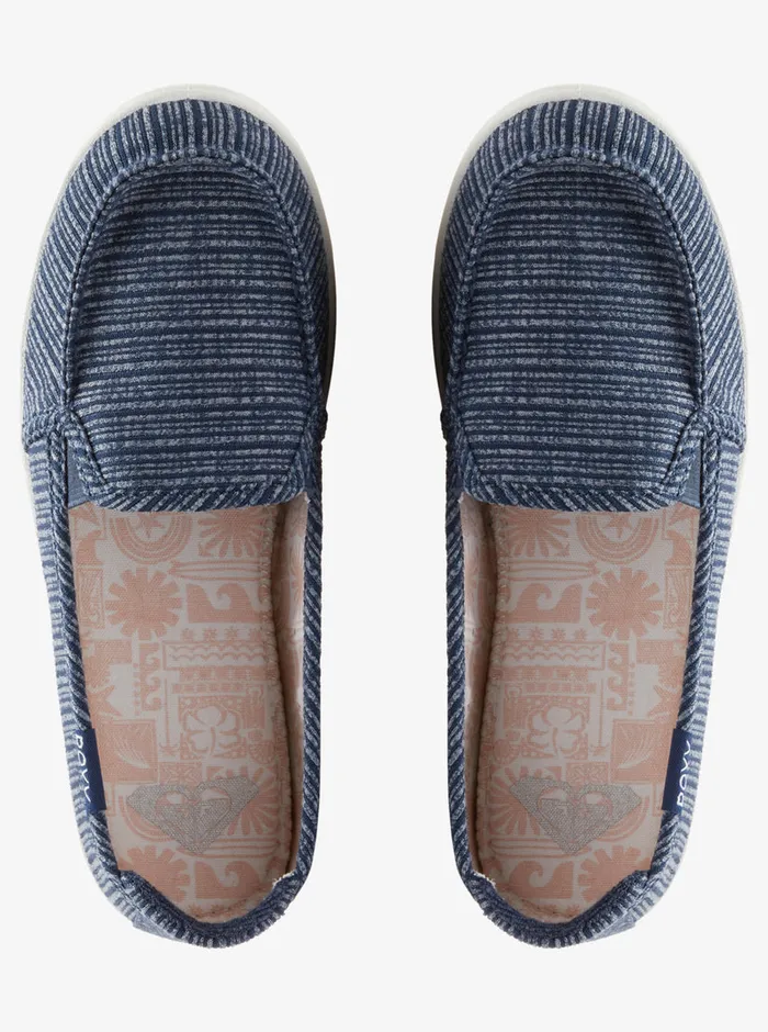 Roxy Sneakers Minnow SlipOn Shoes Navy 8211 Womens