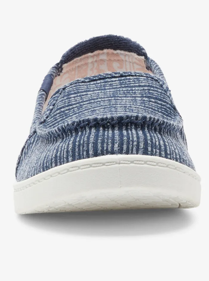 Roxy Sneakers Minnow SlipOn Shoes Navy 8211 Womens