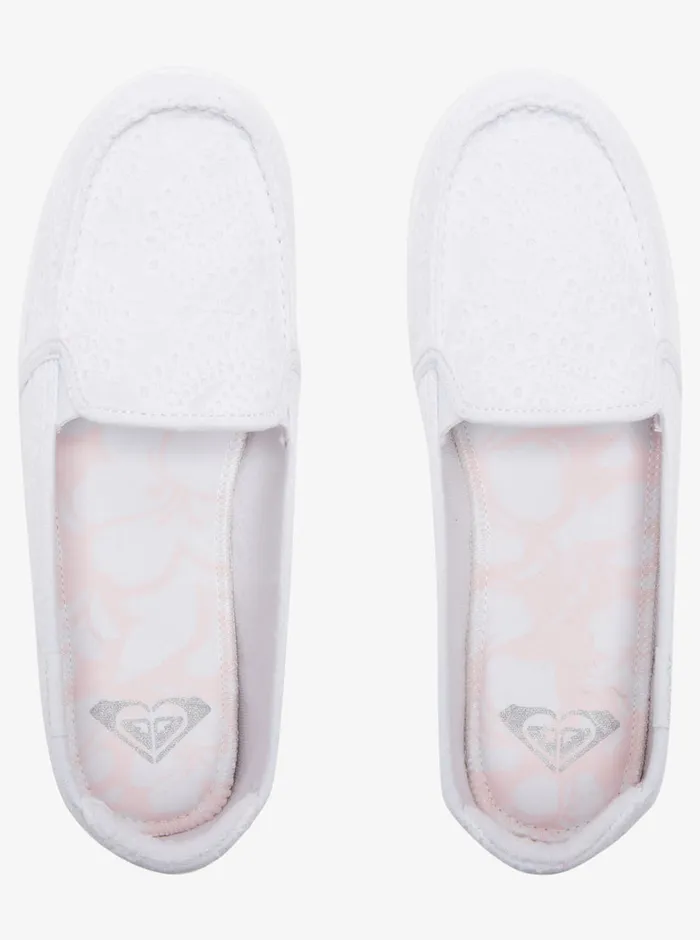 Roxy Sneakers Minnow SlipOn Shoes Whitewhite 8211 Womens