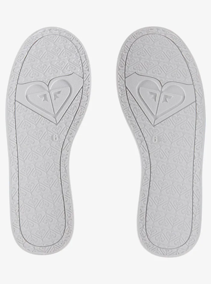 Roxy Sneakers Minnow SlipOn Shoes Whitewhite 8211 Womens