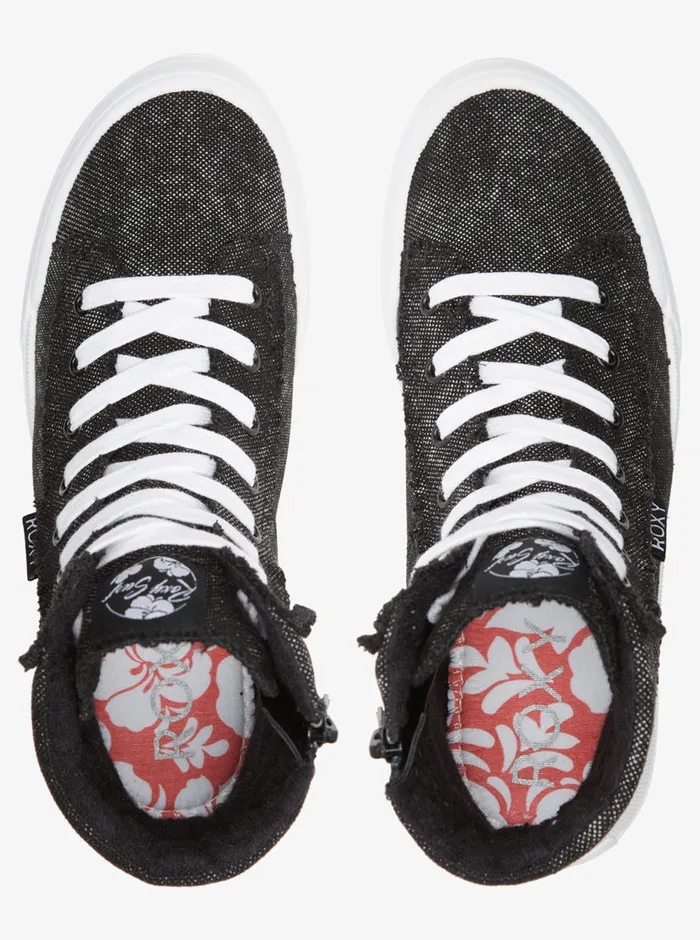 Roxy Sneakers Rae MidTop Shoes Black 8211 Womens