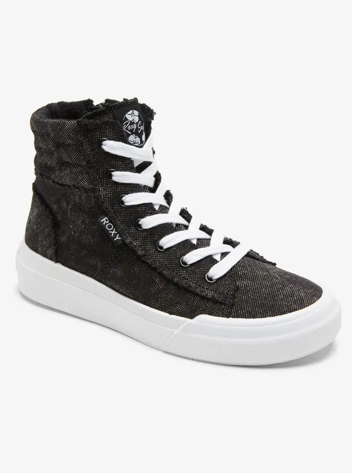 Roxy Sneakers Rae MidTop Shoes Black 8211 Womens