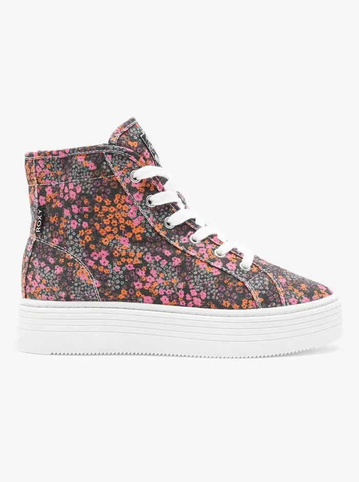 Roxy Sneakers Sheilahh 20 MidTop Shoes Black Multi 8211 Womens