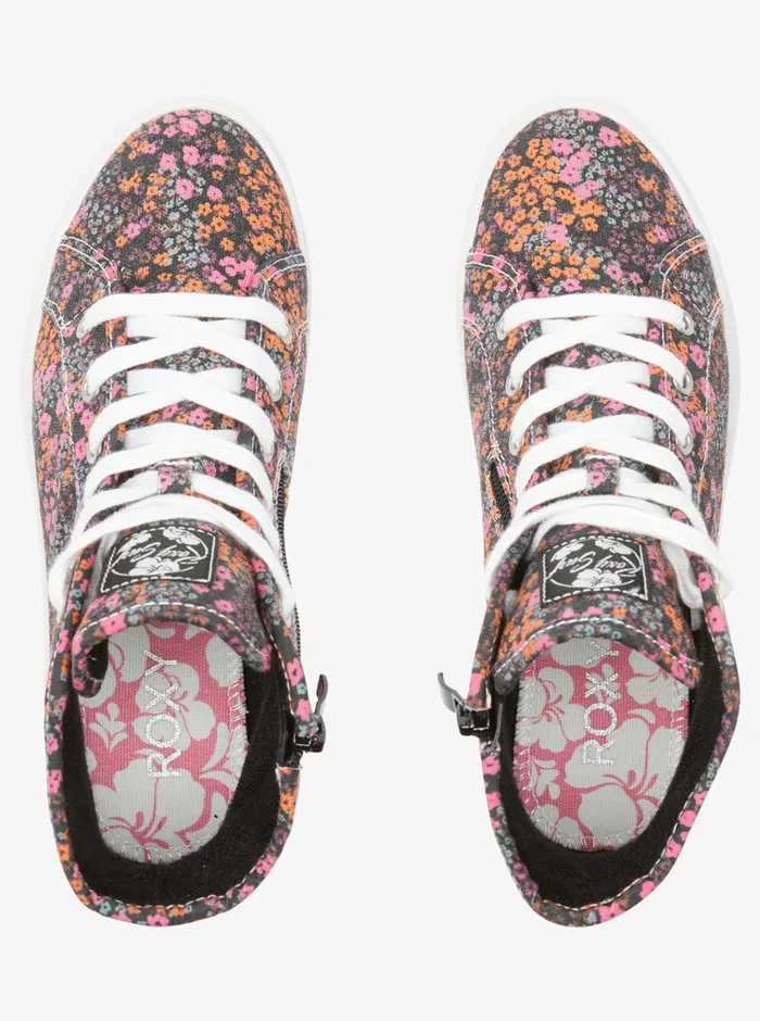 Roxy Sneakers Sheilahh 20 MidTop Shoes Black Multi 8211 Womens