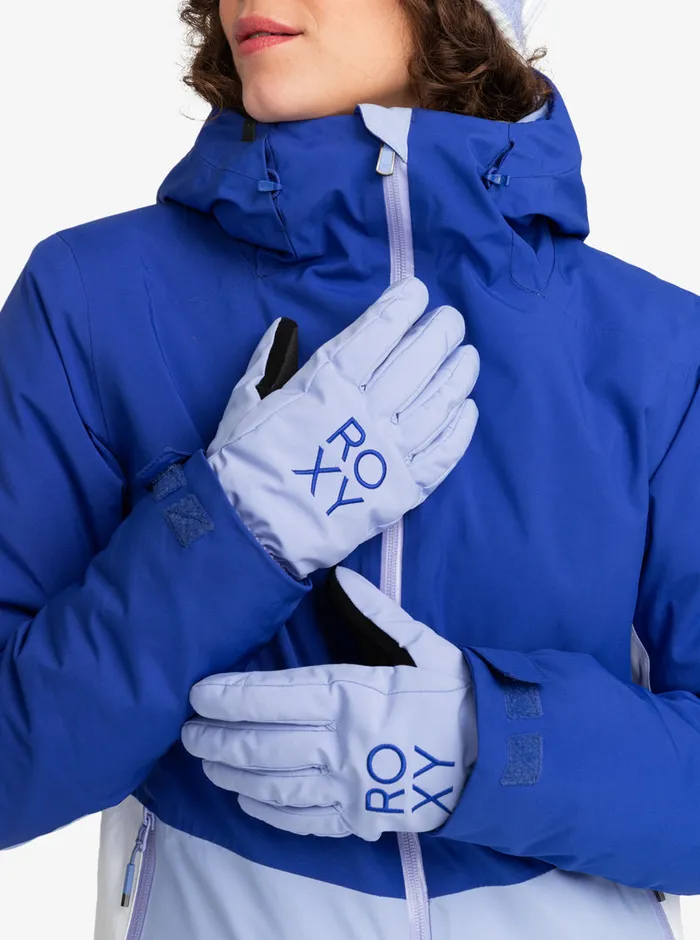 Roxy Snow Accessories Freshfield Technical SnowboardSki Gloves Easter Egg 8211 Womens Roxy Snow Accessories Freshfield Technical SnowboardSki Gloves Easter Egg 8211 Womens