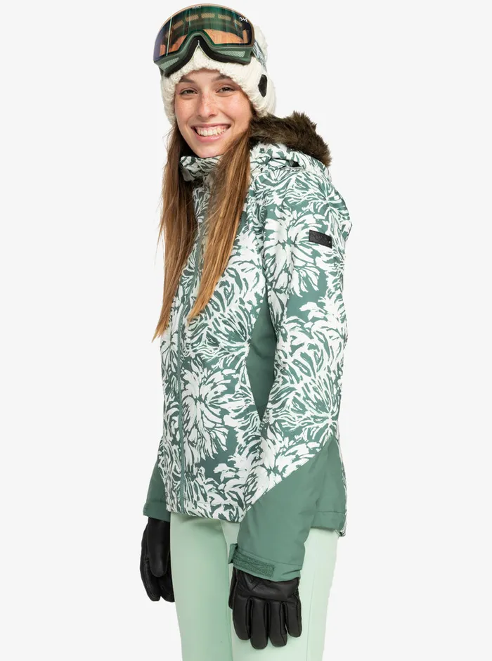 Roxy Snow Jackets Jet Ski Premium Technical Snow Jacket Dark Forest Wild 8211 Womens