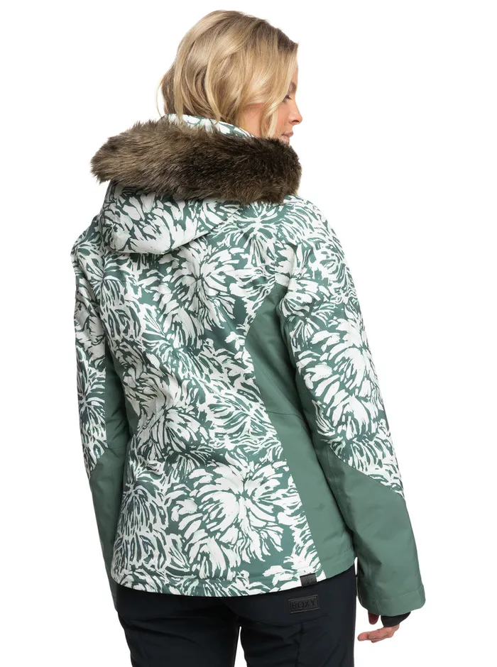 Roxy Snow Jackets Jet Ski Premium Technical Snow Jacket Dark Forest Wild 8211 Womens
