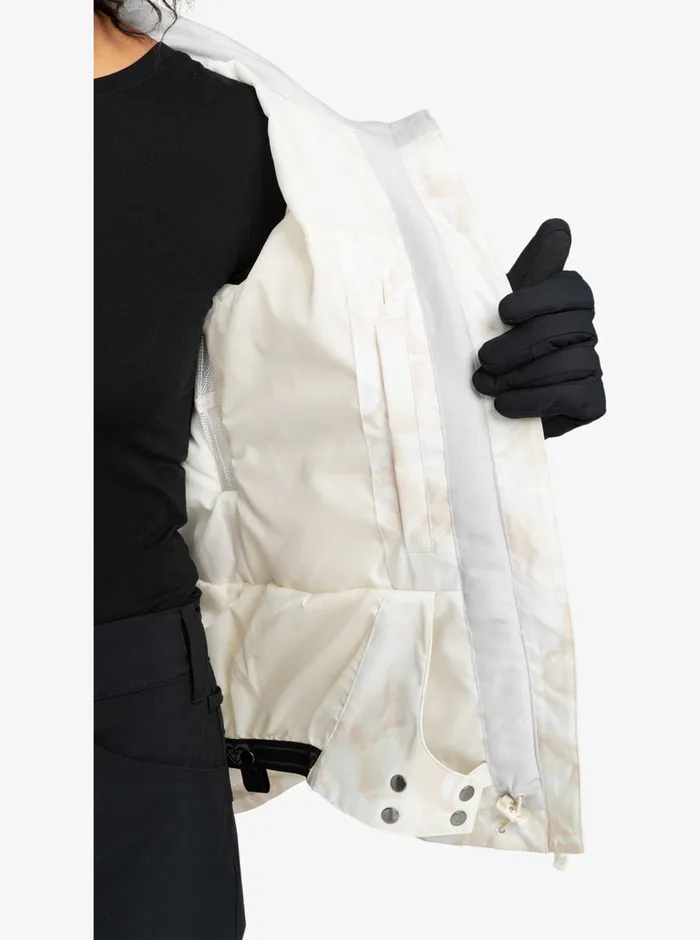 Roxy Snow Jackets Jet Ski Technical Snow Jacket Egret Glow 8211 Womens