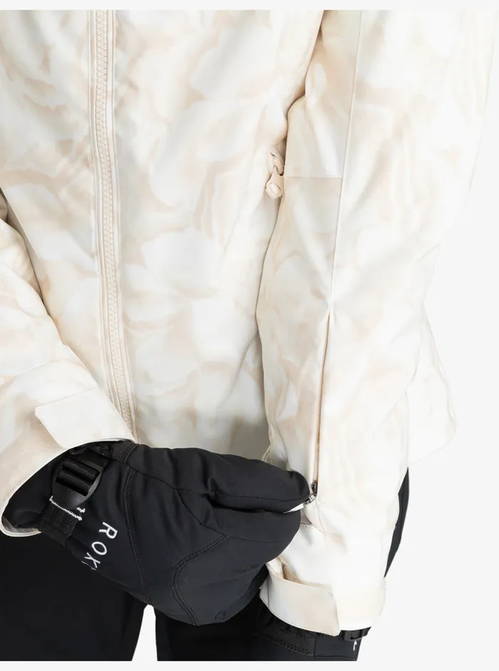 Roxy Snow Jackets Jet Ski Technical Snow Jacket Egret Glow 8211 Womens