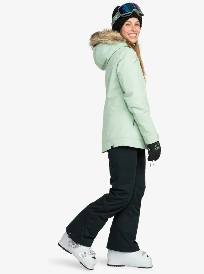Roxy Snow Jackets Meade Technical Snow Jacket Cameo Green 8211 Womens