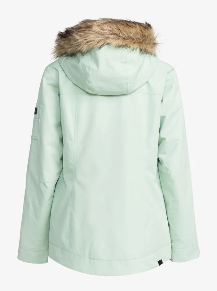 Roxy Snow Jackets Meade Technical Snow Jacket Cameo Green 8211 Womens