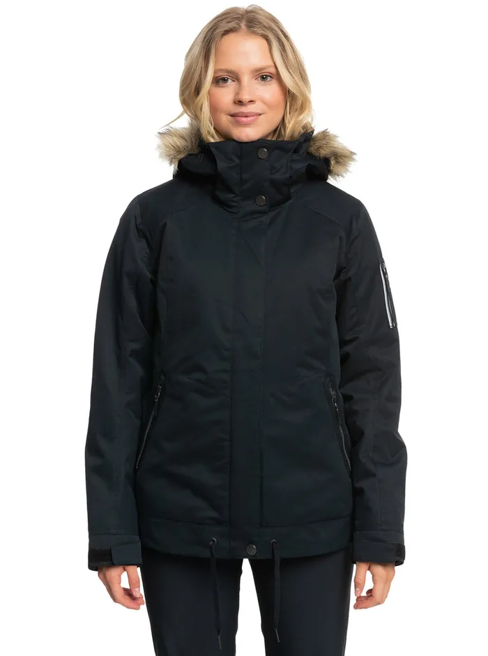 Roxy Snow Jackets Meade Technical Snow Jacket True Black 8211 Womens