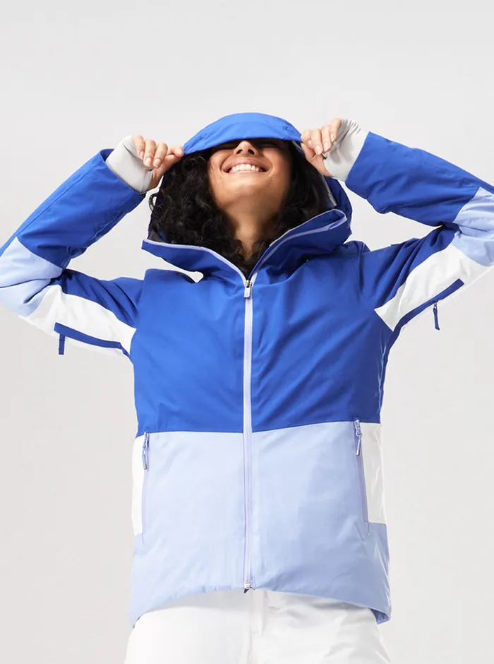 Roxy Snow Jackets Peakside Technical Snow Jacket Bluing 8211 Womens
