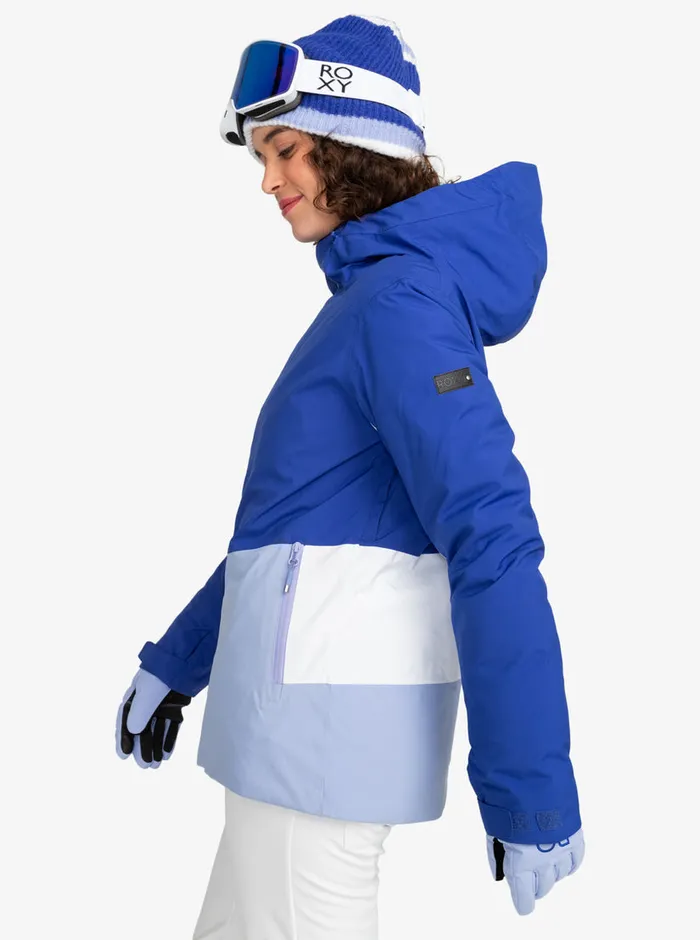 Roxy Snow Jackets Peakside Technical Snow Jacket Bluing 8211 Womens