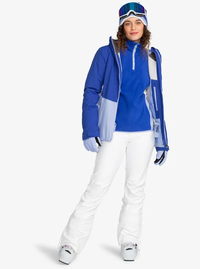 Roxy Snow Jackets Peakside Technical Snow Jacket Bluing 8211 Womens