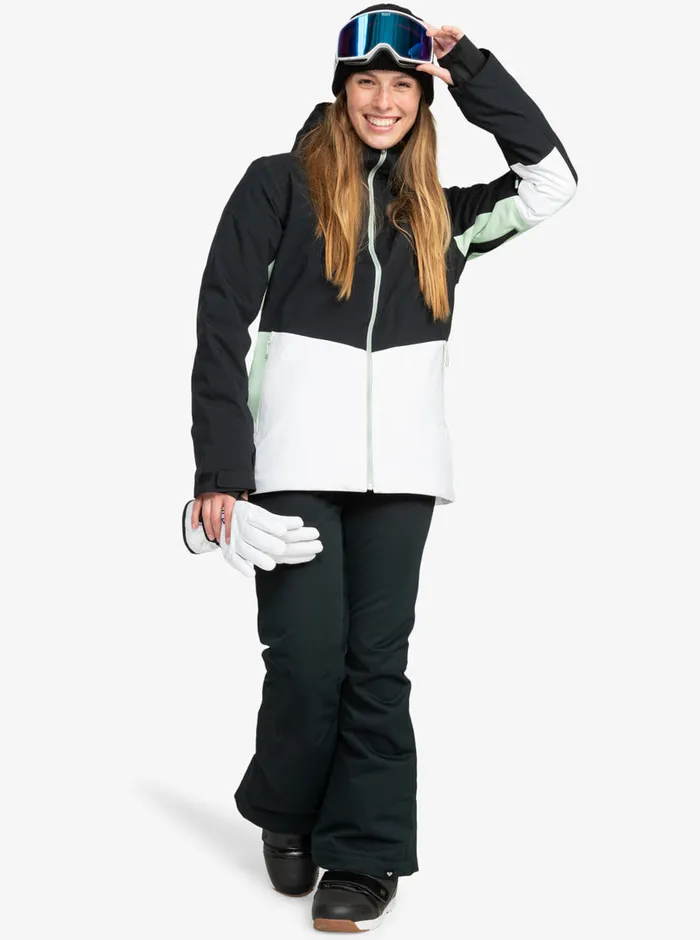 Roxy Snow Jackets Peakside Technical Snow Jacket True Black 8211 Womens