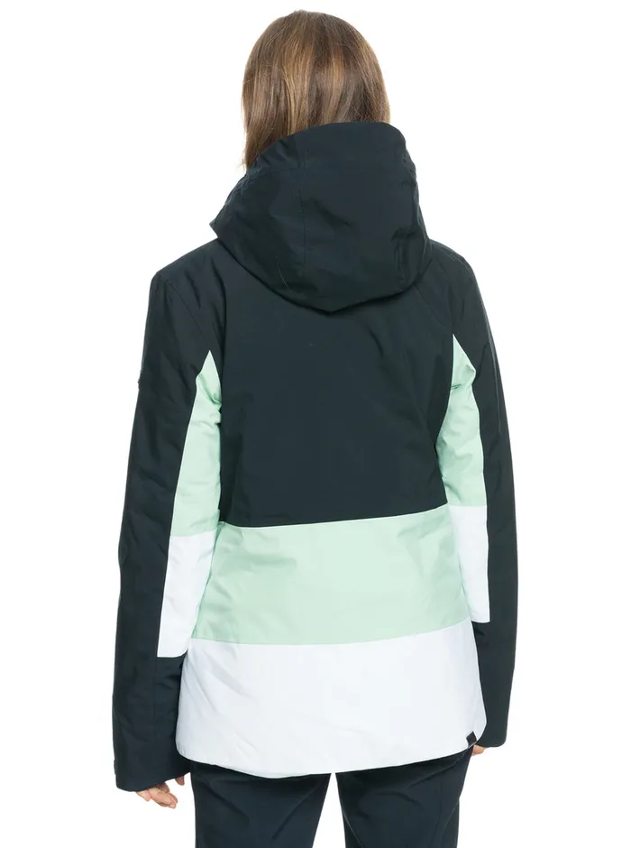 Roxy Snow Jackets Peakside Technical Snow Jacket True Black 8211 Womens